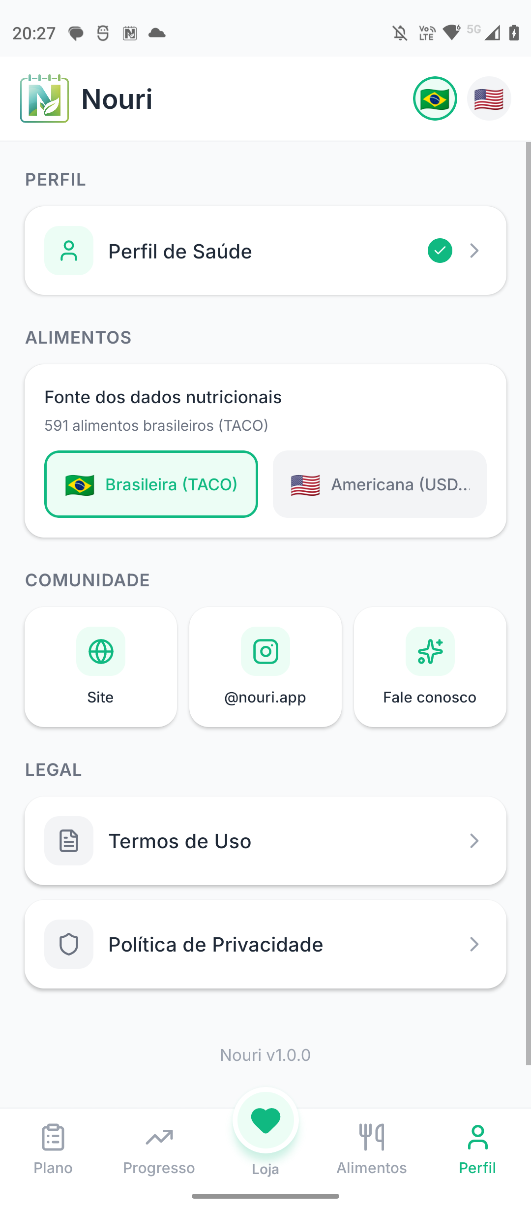 Perfil do Nouri